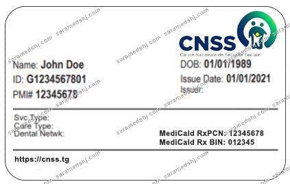 Togo health insurance card